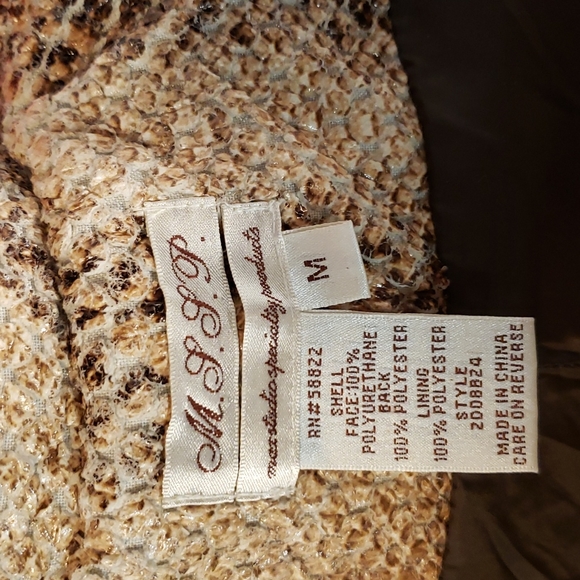 FF 💘MAX STUDIO VINTAGE ANIMAL PRINT HOBO SOHO CHIC BLAZER JACKET COAT - Picture 14 of 17